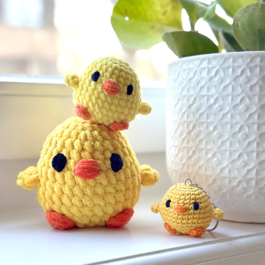 Handmade Crochet Mini Chick Charm | হাতের কাজের কিউট মিনি মুরগির ছানা