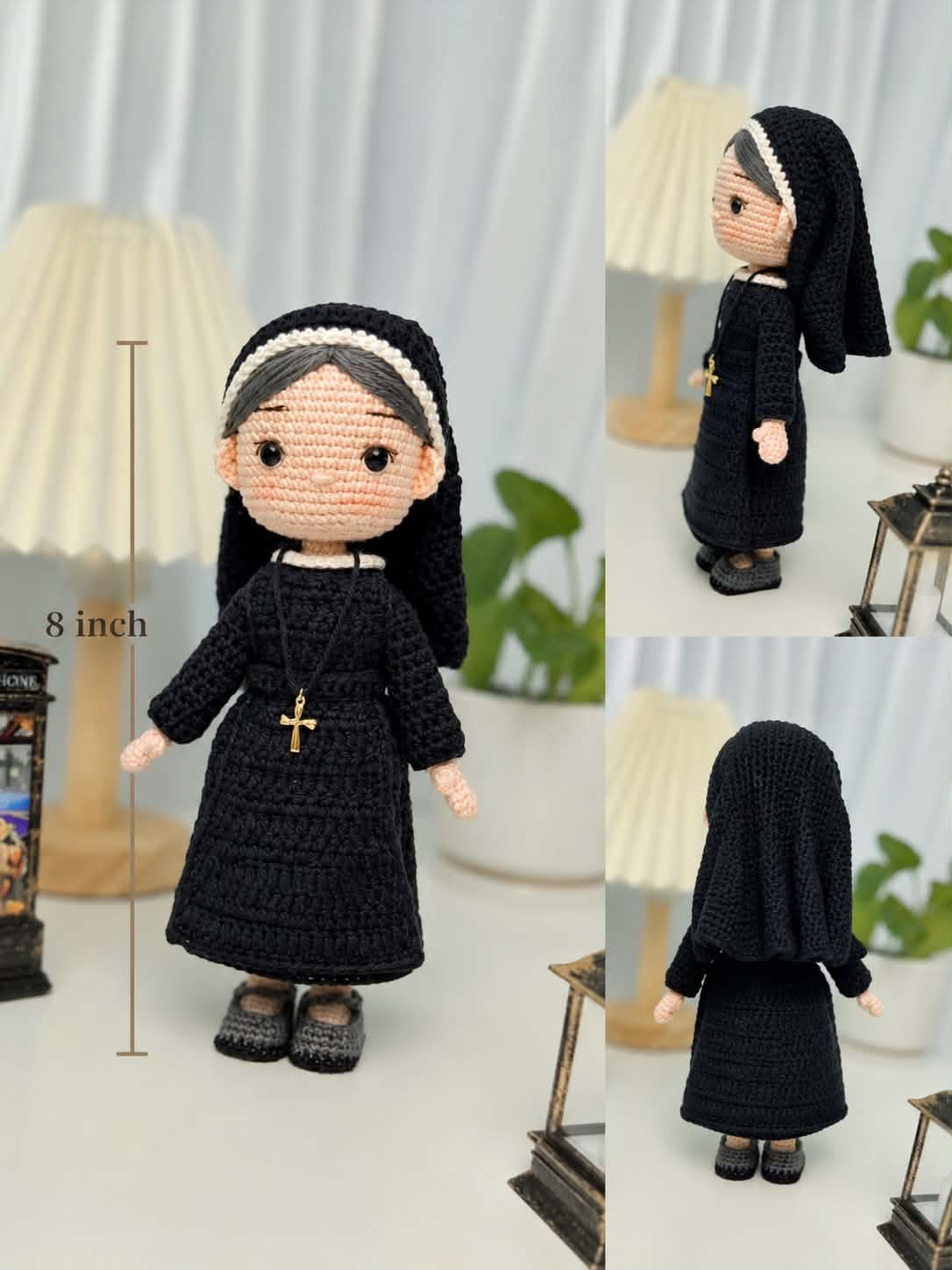 Handmade Crochet Nun Doll | হাতে তৈরী ক্রোশেট নান পুতুল
