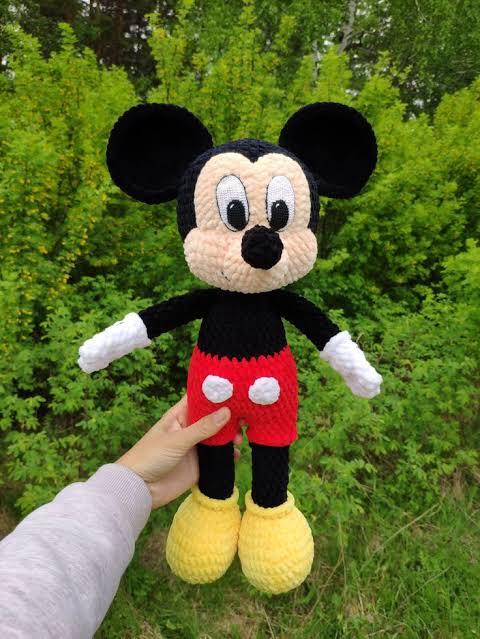 ক্রোশে মিকি মাউস ডল | Crochet Mickey Mouse Doll